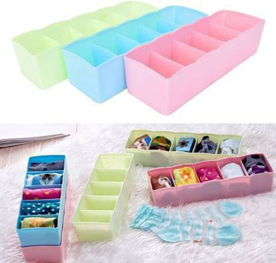 Drunna Shelf Organizers(Multicolor, Plastic)