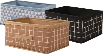 KUBER INDUSTRIES Toy Organizers(Beige, Black, Blue, Polyester)