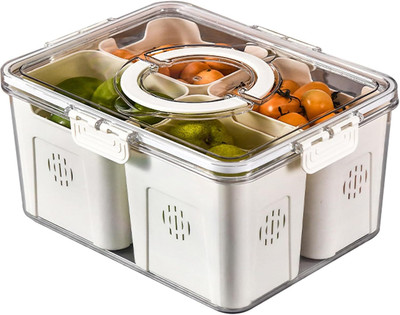 AORDEY Silicone, Plastic Utility Container  - 2500 ml(White)