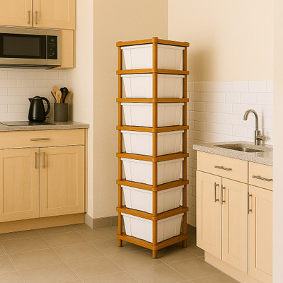 MAXTID 7 Compartments Plastic PP(White)