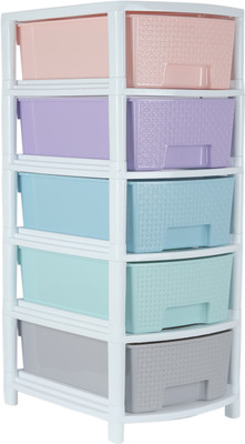AVAIKSA Shelf Organizers(Multicolor, Plastic)