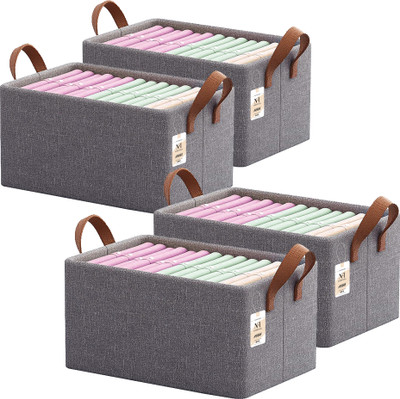 NFI essentials Shelf Organizers(Grey, Polyester)