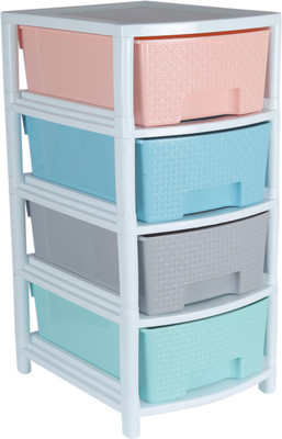 AVAIKSA Shelf Organizers(Multicolor, Plastic)
