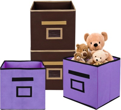 Tiarakrafts Toy Organizers(Purple, Polyester)