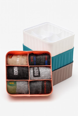 HAPPI Shelf Organizers(Multicolor, Plastic)