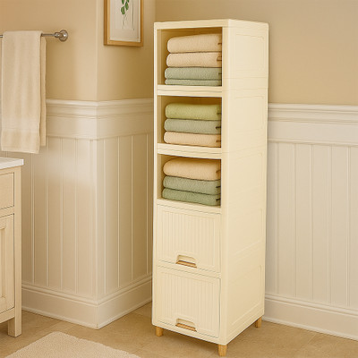cindrel 5 Compartments Plastic PP(White)