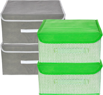 KUBER INDUSTRIES Shelf Organizers(Multicolor, Cotton)