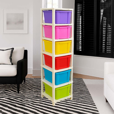 NAUSIGN 6 Compartments Plastic All(Multicolor)