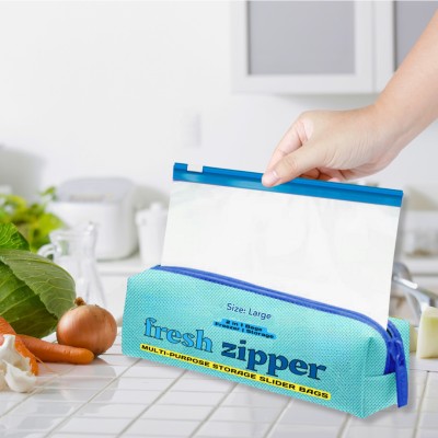 GreenTwish Multi-Purpose Vegetable Storage Ziplock Bags | Size: Large (10 x 12 Inch) | Plastic Storage Pouch(Pack of 20)