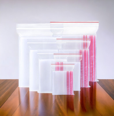 Artify 5x6 Inch 100 Pcs Transparent Reusable/Resealable Airtight Zip lock Bag Plastic Storage Pouch(Pack of 100)