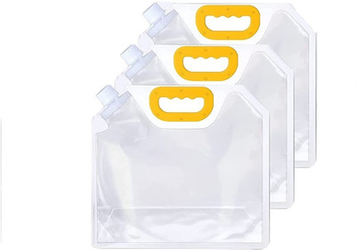 Birud Plastic Storage Pouch(Pack of 3)