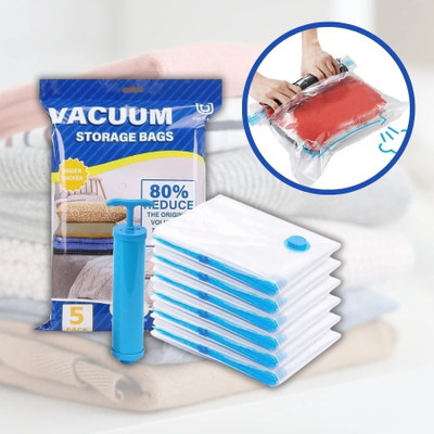GATHA SALES vacuum bagA102 Travel Storage Vacuum Bags(Pack of 5)