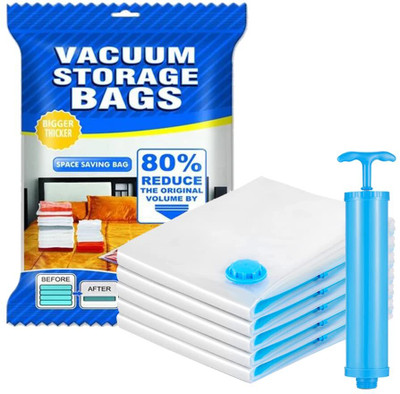 OSSUM Space saving Travel Storage Vacuum Bags, High Volume Storage Vacuum Bags(Pack of 1)