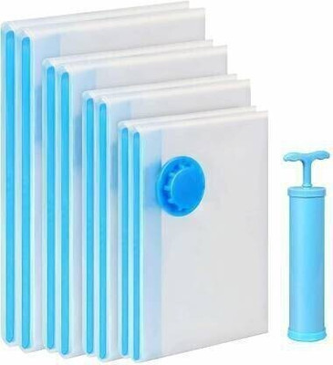 FABPRODUCTS Travel Storage Vacuum Bags Pack of 5 with Pump High Volume Storage Vacuum Bags(Pack of 5)