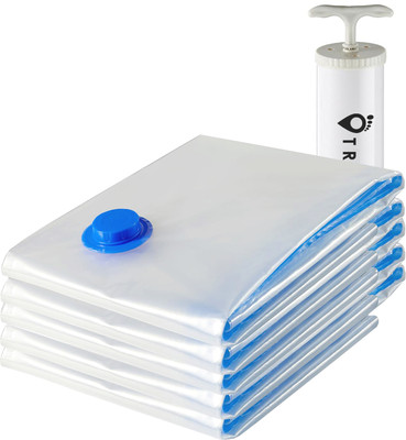 Travalate Reusable Space Saving Travel Storage Vacuum Bags(Pack of 5)