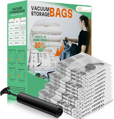 MEXERRIS VB05 Travel Storage Vacuum Bags(Pack of 5)