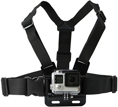 CHG GoPro Adjustable Chest Strap Mount Body Belt Harness For Gopro Hero, Yi121 Strap(Black)