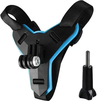 Sotho GoPro Helmet Chin Mount Strap with Screw for Action Cameras & Phones Strap(Black)
