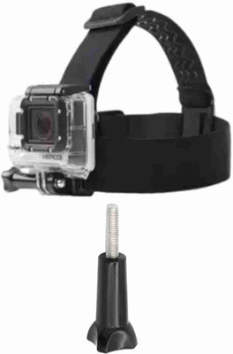 quikprof Adjustable Head Strap Belt for GOPRO Hero 4/3+/3/2/1, SJCAM, YI Strap(Black)