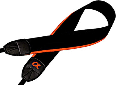 SUPERNIC Shoulder Strap Textile Soft Type Compatible with Sony Alpha For sony Strap(Black)