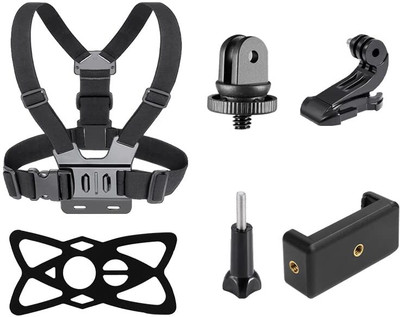 CASON Action Camera Chest Mount / Chest Strap For Mobile / Mobile Phone Chest Strap(Black)