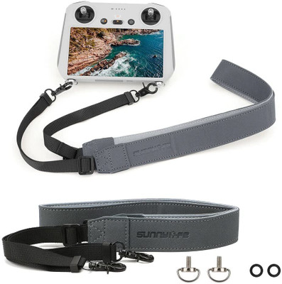 Sunnylife PU Strap for DJI Mini 3 pro Remote Controller/RC Pro Strap(Grey)