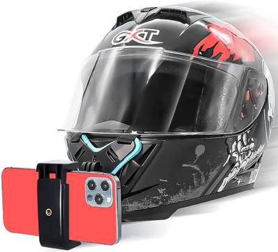 DawnRays Gopro Helmet Chin Strap Mount Bike Helmet Holder with Mobile Clip for Gopro Strap