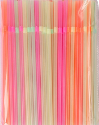 Arihant Hub Bent Drinking Straw(Multicolor, Pack of 240)