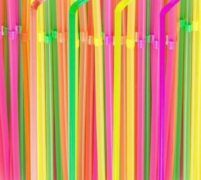 Arihant Hub Crazy Drinking Straw(Multicolor, Pack of 300)