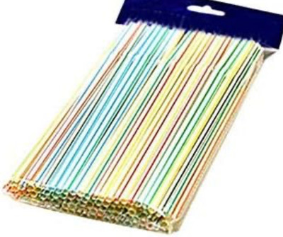 Arihant Hub Bent Drinking Straw(Multicolor, Pack of 160)