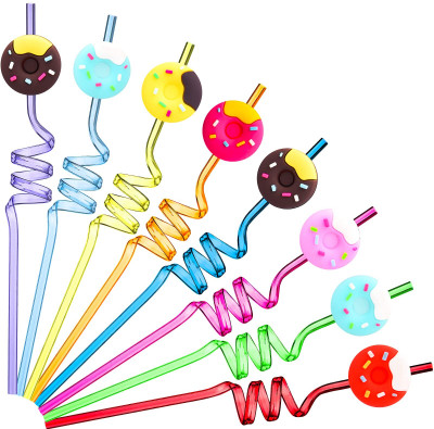 LUDALY Crazy Drinking Straw(Multicolor, Pack of 8)