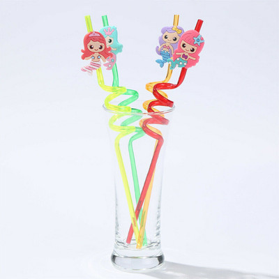 Triangle Ant Crazy Drinking Straw(Multicolor, Pack of 4)