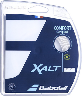 BABOLAT Xalt 12M Tennis Racquet String White Gauge 130/16 0 Tennis String - 12 m(White)
