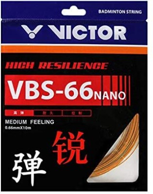 VICTOR VBS-66N 0.66 Badminton String - 10 m(Orange)