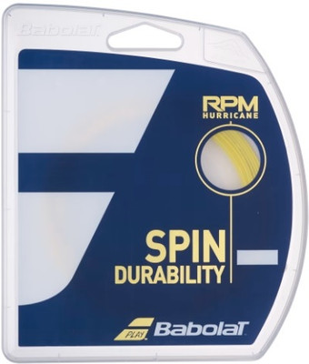 BABOLAT RPM HURRICANE 12M 16 Tennis String - 39 ft(Yellow)