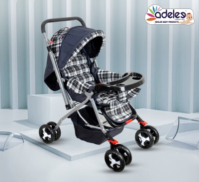 ODELEE Activity Walker With Parent Rod(Black, Grey)