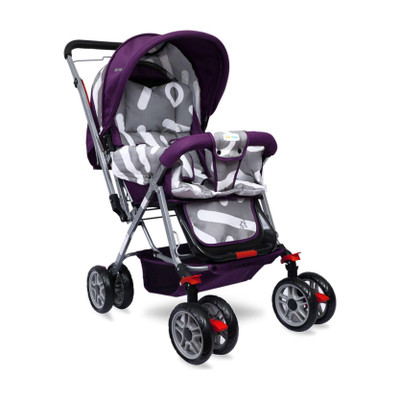 1st Step Yoyo Baby With 5 Point Safety Harness And Reversible HandleBar Stroller(3, Purple)