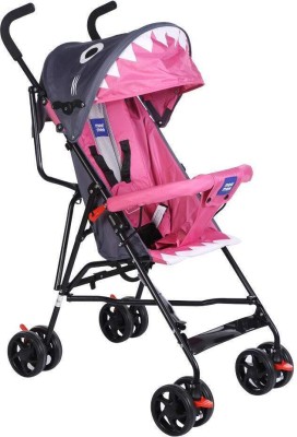 MeeMee Stylish Lightweight Baby Buggy/Pram with Compact Umbrella Folding,for 0-3 Years Stroller(Multi, Pink, Grey)