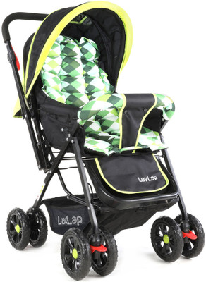 LuvLap Sunshine Baby Stroller – Green Checks Stroller  (3, Green) For Rs. 899 @ 80 %