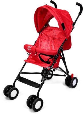 BeyBee City Stroller/Buggy, Compact & Travel Friendly, Baby Stroller, Kids Stroller Buggy  (No Recline Position, Orange) For Rs. 1699 @ 58 %