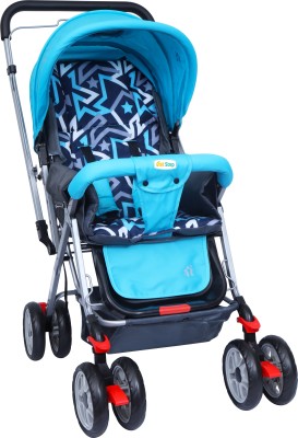 1st Step Yoyo Baby Stroller With 5 Point Safety Harness And Reversible HandleBar Stroller(3, Blue)