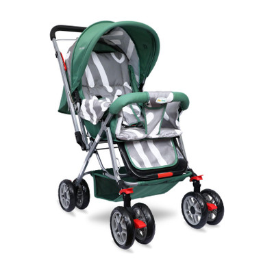 1st Step Yoyo Baby With 5 Point Safety Harness And Reversible HandleBar Stroller(3, Green)