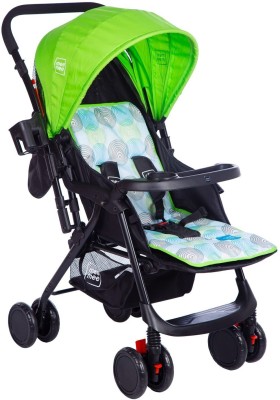 MeeMee Easy to Push Stroller,Quick One-Hand Folding Baby Buggy,Stylish for 0-3 Yrs Pram(3, Green)