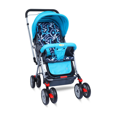 1st Step Yoyo Baby Stroller With 5 Point Safety Harness And Reversible HandleBar Stroller(3, Blue)