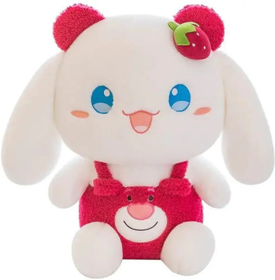 tinytotem Cute Bunny Rabbit Soft Toy Teddy Bear Plush Doll for Kids and Girls  - 30 cm(Pink, White)