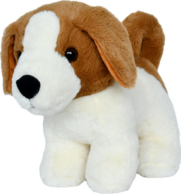 Mirada Beagle Dog Soft Toy | Adorable and Huggable Puppy Plush Gift for Kids  - 24 cm(Butter)