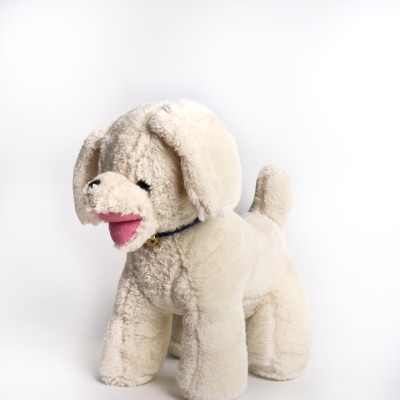 jr jack & rose super soft imported plush soft toys for kids & girls  - 40 cm(milky white, and glossy premium shade)