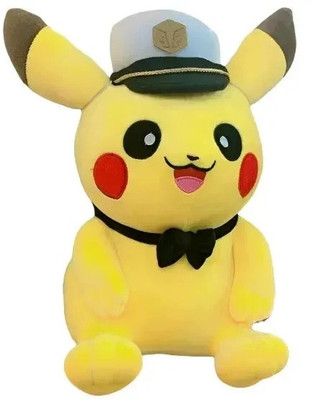 Vinee Captain Pikachu Quality & Soft Stuffed Animal Toy  - 350 mm(Multicolor)