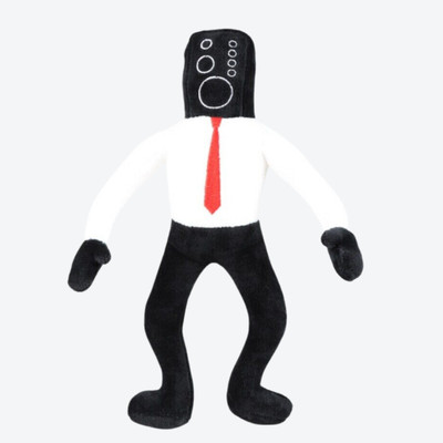 TechMax Solution Scary Toilet Black Speakerman Plushies Toys  - 30 cm(Black)