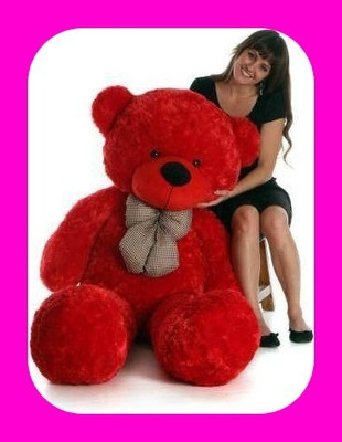 Abhinav toys New Stuffed Toys Premium quality 62  - 92 cm(Red)